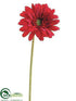 Silk Plants Direct Gerbera Daisy Spray - Pink Hot - Pack of 12