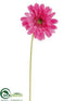 Silk Plants Direct Gerbera Daisy Spray - Pink Hot - Pack of 12