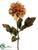 Dahlia Spray - Amber - Pack of 12