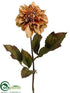 Silk Plants Direct Dahlia Spray - Burgundy - Pack of 12