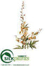 Silk Plants Direct Delphinium Spray - Amber - Pack of 12