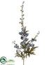 Silk Plants Direct Delphinium Spray - Blue Dusty - Pack of 12