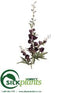 Silk Plants Direct Delphinium Spray - Eggplant - Pack of 12