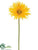 Gerbera Daisy Spray - Yellow - Pack of 12