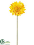 Silk Plants Direct Gerbera Daisy Spray - Gold Yellow - Pack of 24