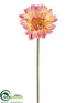 Silk Plants Direct Gerbera Daisy Spray - Peach - Pack of 24