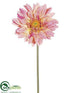 Silk Plants Direct Large Royal Gerbera Daisy Spray - Peach - Pack of 24