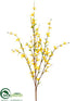 Silk Plants Direct Forsythia Spray - Yellow - Pack of 24