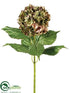 Silk Plants Direct Hydrangea Spray - Mauve Green - Pack of 12