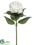 Silk Plants Direct Jumbo Hydrangea Spray - Cream White - Pack of 12