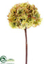 Silk Plants Direct Hydrangea Spray - Green Terra Cotta - Pack of 12