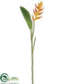 Silk Plants Direct Mini Heliconia Spray - Gold Yellow - Pack of 12