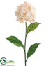 Silk Plants Direct Hydrangea Spray - Cream - Pack of 6