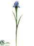 Silk Plants Direct Iris Spray - Lavender Blue - Pack of 12