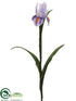 Silk Plants Direct Iris Spray - Lavender Two Tone - Pack of 12