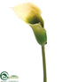 Silk Plants Direct Calla Lily Spray - Olive Green - Pack of 12