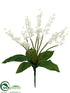 Silk Plants Direct Lily of the Valley Spray - White - Pack of 6