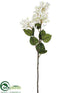 Silk Plants Direct English Lilac Spray - Cream - Pack of 12