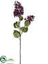 Silk Plants Direct English Lilac Spray - Purple Two Tone - Pack of 12