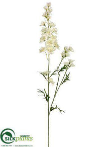 Larkspur Spray - Cream White - Pack of 12