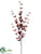 Lonicera Leaf Spray - Burgundy - Pack of 12