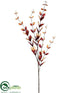 Silk Plants Direct Lonicera Leaf Spray - Rust - Pack of 12