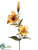 Large Lily Spray - Yellow - Pack of 12