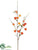 Silk Plants Direct Japanese Lantern Spray - Orange Yellow - Pack of 12