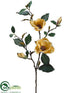 Silk Plants Direct Magnolia Spray - Yellow - Pack of 6
