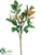 Magnolia Bud Spray - Green - Pack of 6