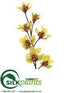Silk Plants Direct Cymbidium Orchid Spray - Green Brown - Pack of 12