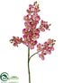 Silk Plants Direct Phalaenopsis Orchid Spray - Fuchsia Pink - Pack of 6