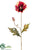 Poppy Spray - Brick - Pack of 12