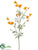 Mini California Poppy Spray - Yellow - Pack of 12