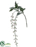 Silk Plants Direct Hanging Pearl Spray - White Pearl - Pack of 24