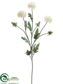 Pompon Spray - White - Pack of 12