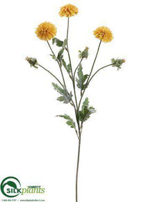 Pompon Spray - Yellow - Pack of 12
