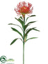 Silk Plants Direct Protea Spray - Flame - Pack of 12