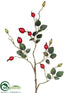 Silk Plants Direct Rose Hip Spray - Red - Pack of 24