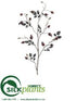 Silk Plants Direct Rose Hip Spray - Burgundy - Pack of 12