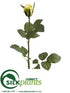 Silk Plants Direct Confetti Rose Bud Spray - Green Light - Pack of 12
