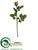 Confetti Rose Bud Spray - Rose Two Tone - Pack of 12
