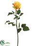 Silk Plants Direct Confetti Rose Spray - Yellow - Pack of 12