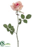 Silk Plants Direct Tall Rose Bud Spray - Pink - Pack of 24