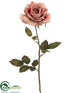 Silk Plants Direct Rose Spray - Rose Dusty - Pack of 12