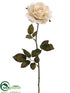 Silk Plants Direct Rose Spray - Vanilla - Pack of 12