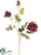 Rose Spray - Burgundy - Pack of 12