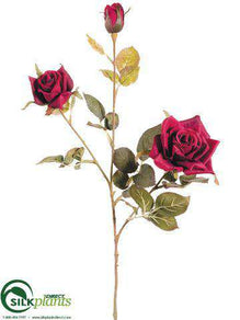 Rose Spray - Red - Pack of 12