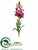 Snapdragon Spray - Fuchsia Two Tone - Pack of 12
