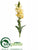 Snapdragon Spray - Yellow Two Tone - Pack of 12